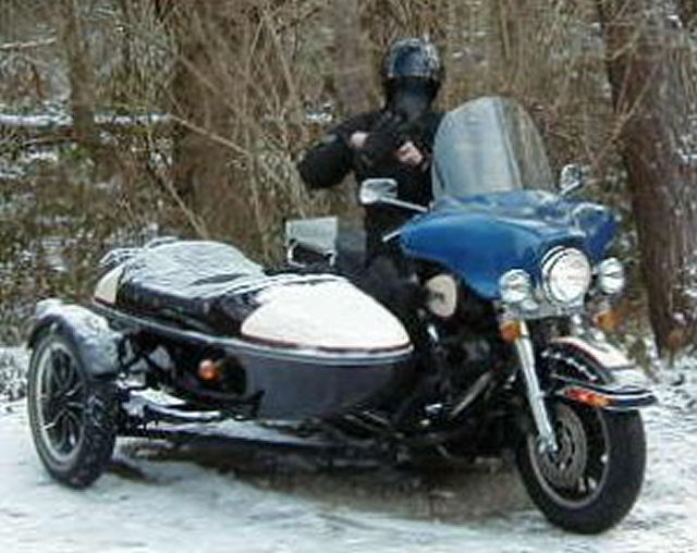 Harleys funktionieren auch im Winter